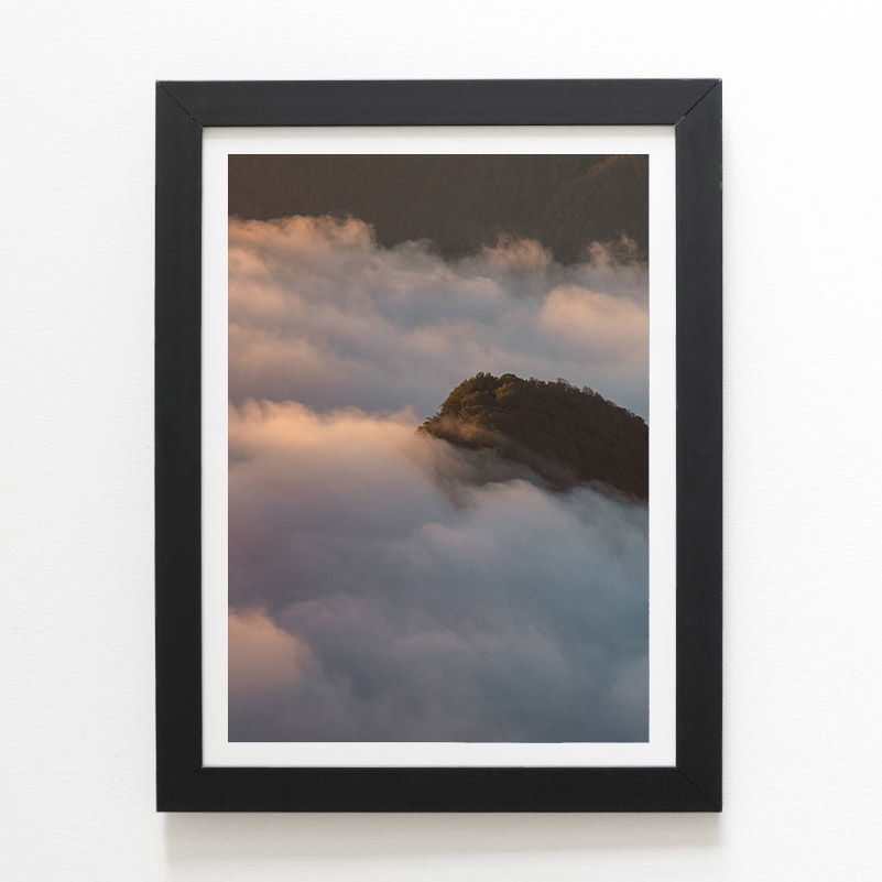 Sommet près de Chaudefour dans les nuages